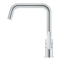 GROHE Küchenarmatur QuickFix Start Hoher Auslauf - Material: Messing - Montage: Standmontage - Anschlussmass: G3/8 - Ausziehbare Brause: Nein - Anzahl Strahlarten: 1 - Farbe: Chrom