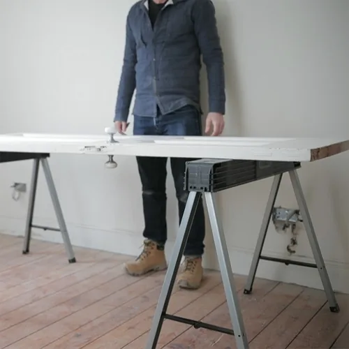 Stanley Fold-Up Sawhorse (Twin Pack)