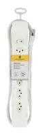 SCHOENENBERGER Steckdosenleiste 2m 85.810.6.2WS 3xT13 mit Schalter weiss