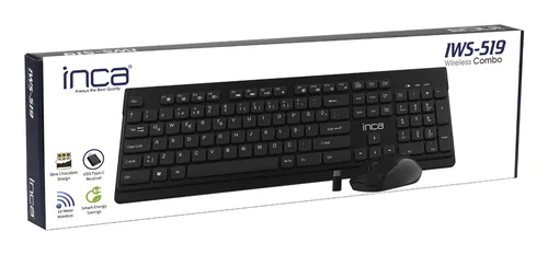 INCA TasMaus IWS-519 Erg.Design USB-CA DE-Layout sw retail