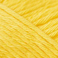 Rico Design Wolle Creative Cotton Aran 50 g Hellgelb - Packungsgrösse: 1 Stück - Länge: 85 m - Material: Baumwolle - Detailfarbe: Hellgelb - Waschbar bei: 60 °C - Nadelstärke: 5 mm - 4 mm