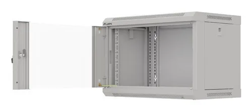 LANBERG 19"" 6U 540x350 Wandgehäuse Glastür FlatPack gr