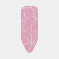 Brabantia Bügelbrettbezug C mit 8 mm Schaumstoff 124 x 45 cm, Pink - Bügelbrettbezug: Baumwolle (CO) - Zubehörtyp: Bügelbrettbezug - Detailfarbe: Pink - Breite max.: 45 cm - Material: Baumwolle - Länge max.: 124 cm