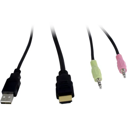 Inter-Tech KVM Switch AS-22HA HDMI, 2 Port, Metall