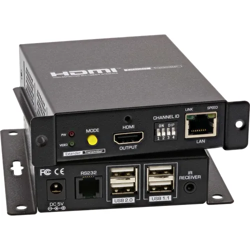InLine 64601 extension KVM Émetteur et récepteur