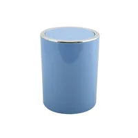 MSV 145203 trash can 6 L Round Polypropylene (PP) Blue