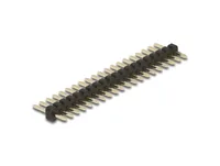 Stiftleiste 20 Pin, Rastermaß 1,27 mm, 1-reihig, gerade, 5 Stück