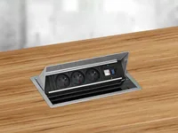 Bachmann 900.402 socket-outlet 2x AC Grey