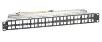 INTELLINET 48-Port Patchpanel geschirmt und unbestückt 1 HE
