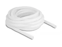 Delock Geflechtschlauch Selbstschliessend 10 m x 13 mm Weiss - Detailfarbe: Weiss - Breite: 13 mm - Länge: 10 m - Produkttyp: Kabelschlauch - Ausstattung Kabelmanagement: Zuschneidbar - Wiederverwendbar - Verpackungseinheit: 1 Stück