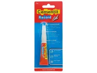 Cementit Alleskleber KlebRecord Gel 1 Stück, Transparent - Eigenschaft: Gel - Geeignete Oberflächen: Kunststoff - Leder - Keramik - Textil - Holz - Metall - Glas - Packungsgrösse: 1 Stück - Detailfarbe: Transparent - Art: Alleskleber