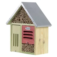 Esschert Design Insektenhotel L - Tierart: Insekten - Produkttyp: Insektenhotel - Gartentier: Marienkäfer - Ohrwurm - Florfliege - Wildbiene