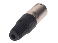 Bemero Stecker BC1001NI-M 3-Pol XLRm male Stecker Nickel - Audio Steckertyp: XLR 3 Pole - male - Anwendungsbereich: Live/Bühne - Installation - Studio