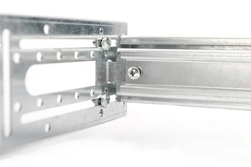 Digitus 482.6 mm (19") rack-mount DIN rail panel, 4U