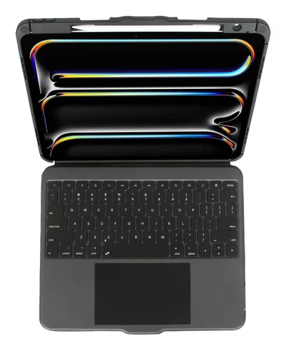 TARGUS Versavu - Tastatur und Folio mit Trackpad - kabellos - Bluetooth 5.0 - QWERTY - GB - Schwarz