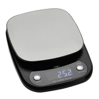 TFA Dostmann Küchenwaage Apple Pie Silber - Bedienungsart: Tasten - Messschritte: 0.1 g - Tara-Zuwiegefunktion: Ja - Detailfarbe: Silber - Gewicht Max.: 5 kg - Material: Edelstahl - Kunststoff