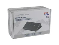 LC-Power USB-Hub 3x USB 3.0 1xLadefunktion LC-HUB-ALU-2B-4