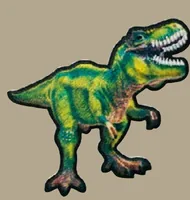Mono-Quick Aufbügelbild T-Rex 1 Stück - Breite: 6.3 cm - Länge: 4.8 cm - Motiv: Dinosaurier - Anzahl Stück: 1 Stück