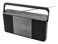 soundmaster DAB+ Radio RCD1870SW Schwarz - Radio Tuner: FM - DAB+ - Stromversorgung: Batteriebetrieb - Netzbetrieb - Detailfarbe: Schwarz - Ausstattung: Sleep-Timer - Display - MP3 Player - Schlummerfunktion - CD-Player - Senderspeicher - Typ: Portabler R