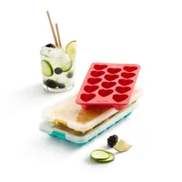 Lékué Eiswürfelform Herz Rot - Produkttyp: Eiswürfelbox - Eiswürfelform - Eiswürfelform: Eckig - Materialtyp: Kunststoff - Material: Kunststoff - Detailfarbe: Rot - Anzahl Eiswürfel: 14