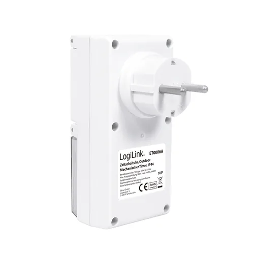 Logilink Zeitschaltuhr, mech. IP44, Outdoor, 2er Set