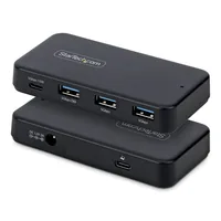 STARTECH.COM 4-Port USB-C und USB-A Hub 5Gbps Eigenstromversorgung 2-in-1 USB-C & USB-A Hostkabel 1x USB-C 3x USB-A 1x BC 1.2