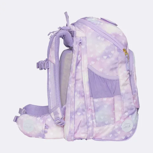 Beckmann Schulrucksack-Set Active Air Flx Unicorn Princess, 6-teilig - Altersempfehlung ab: 6 Jahren - Wasserabweisend: Ja - Detailfarbe: Violett - Gewicht: 1000 g - Volumen: 25 l - Motiv: Einhorn