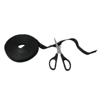 Logilink Kabelbinder mit Klettverschluss schw. 2cm x 10m
