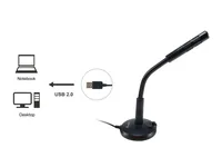 Equip Tischmikrofon USB-A Stecker 1.20m schwarz