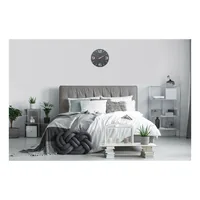 TFA Dostmann Funk-Wanduhr Contour Anthrazit, Ø 35 cm - Form: Rund - Detailfarbe: Weiss - Anthrazit - Uhrtyp: Analog - Funksignal: Ja - Funktionen: 24-Stundenanzeige - Sommer/Winterzeit automatisch - Detailmaterial: Kunststoff