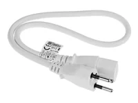 Furber. F00351 power cable White 0.5 m C13 coupler T12