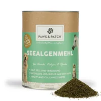 Paws & Patch Hunde-Nahrungsergänzung Seealgenmehl 250 g - Nahrungsergänzungstyp: Pulver - Tierbedürfnis: Haut & Fell - Zertifikate: Keine Zertifizierung - Packungsgrösse: 250 g - Produkttyp: Ergänzungsfutter - Cannabinoide: Keine