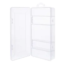 InLine Small Components Box, 5 compartments, 206x107x33mm, transparent