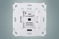 Homematic IP Smart Home Funk-Rollladenaktor für Markenschalter - Produkttyp: Rollladenaktoren - System-Kompatibilität: Keine - Protokoll: IPv6 - Systemkommunikation: Wireless - Detailfarbe: Grau - Weiss