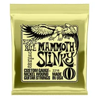 Ernie Ball Gitarrensaiten 2214 Slinky Nickel – Mammoth 12 - 62 - Packungsgrösse: Satz - Zu Instrument: E-Gitarre - Saitenanzahl: 6-Saiter