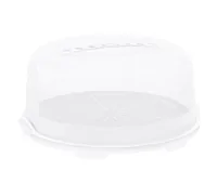Rotho Tortenbutler Fresh hoch, Weiss - Produkttyp: Tortenbutler - Materialtyp: Kunststoff - Material: Polypropylen (PP) - Detailfarbe: Weiss - Anzahl Etagen: 1 × - Stapelbar: Nein