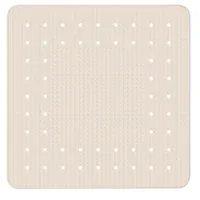 Wenko Duschwanneneinlage Mirasol Beige - Breite: 54 cm - Länge: 54 cm - Detailfarbe: Beige - Detailmaterial: Kautschuk - Grundmaterial: Kunststoff