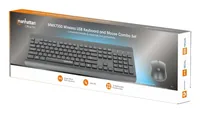 MANHATTAN Funk-Tastatur-Maus-Set MWK7350 schwarz