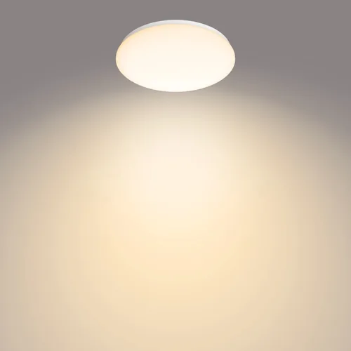 Philips Deckenleuchte Moire CL200 RD 17W 2700K W HV 06 - Leuchten Kategorie: Deckenleuchte - Betriebsart: Netzbetrieb - Lampensockel: LED fest verbaut - Farbtemperatur Kelvin: 2700 K - Dimmbar: nicht dimmbar - Farbwiedergabeindex CRI: 80