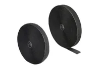 Delock Klettband 15m x 25mm Strapazierfähig Schwarz - Breite: 25 mm - Länge: 15 m - Ausstattung Kabelmanagement: Wiederverwendbar - Produkttyp: Klettband - Verpackungseinheit: 1 Stück - Material: Nylon - Polyester