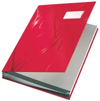 LEITZ Unterschriftenmappe A4 57450025 rot 18 Fächer