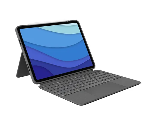 Logitech Combo Touch QWERTZ German Smart Connector Gray
