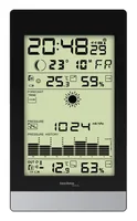 Technoline WS 9050 station météo numérique Noir, Argent