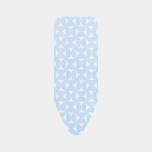 Brabantia Bügelbrettbezug Fresh Breeze 124 x 45 cm, Hellblau - Bügelbrettbezug: Baumwolle (CO) - Zubehörtyp: Bügelbrettbezug - Detailfarbe: Hellblau - Breite max.: 45 cm - Material: Baumwolle - Länge max.: 124 cm