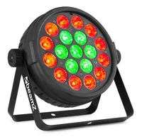BeamZ Scheinwerfer BT410 - Typ: Flat PAR Scheinwerfer - Leuchtmittel: LED - Ausstattung: DMX-fähig - Inkl. Fernbedienung - Inkl. DMX Kabel