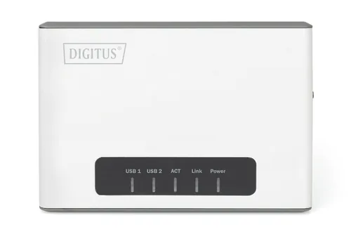 Digitus 2 Port USB 2.0 Wireless Multi-Functional Network Server, 300 Mbps
