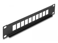 DELOCK 10"" Keystone Patchpanel 10 Port schwarz