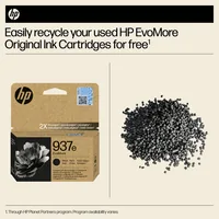 HP Ink black 2.500 S.    No.937e ca. 2.500 pages, OJ 91x0/9700