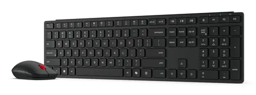 Lenovo 4X31S04814 keyboard Mouse included Office RF Wireless + Bluetooth German Black