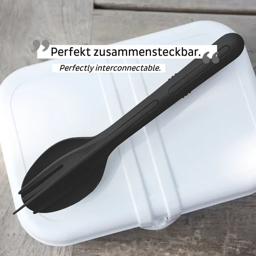 Silwy Besteck-Set Tricky - Produkttyp: Besteck-Set to go - Zertifikate: Keine Zertifizierung - Set: Ja - Farbe: Schwarz